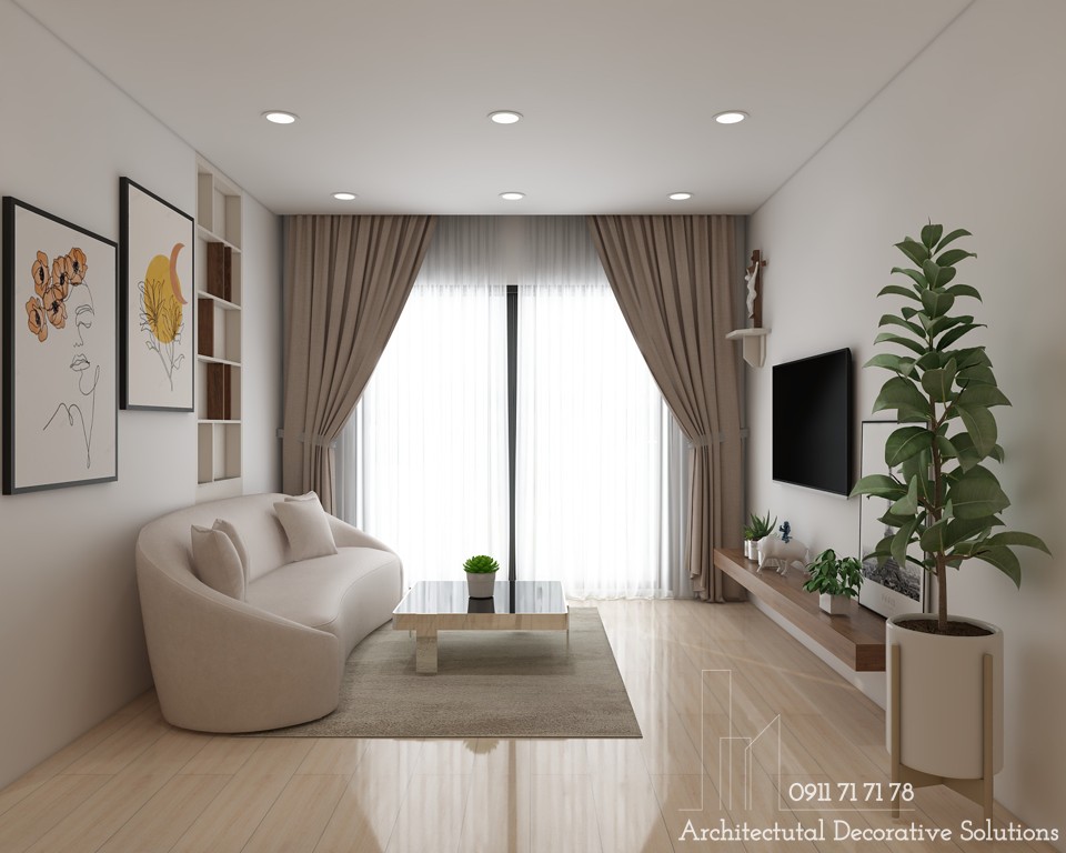 Ngắm mẫu thiết kế nội thất chung cư 2 phòng ngủ tuyệt đẹp chỉ từ 100 triệu #2 Ngắm mẫu thiết kế nội thất chung cư 2 phòng ngủ tuyệt đẹp chỉ từ 100 triệu